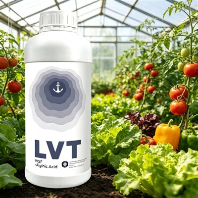 Phân bón lá axit Alginic lỏng có N & chất hữu cơ|LVT